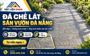 Banner đá chẻ lát sân vườn Đà Nẵng