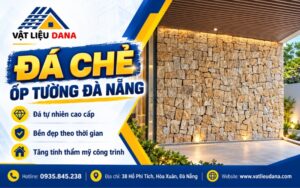 Banner đá chẻ ốp tường Đà Nẵng
