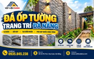 Banner đá ốp tường trang trí Đà Nẵng